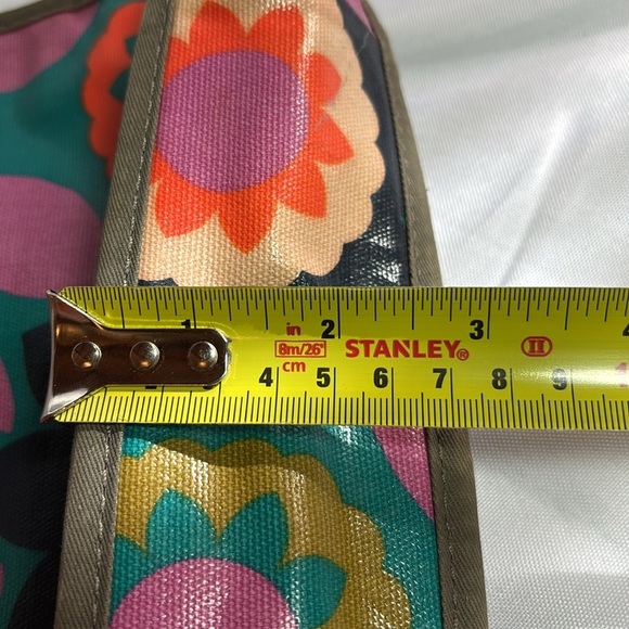 2/$30 Fossil Women's Floral Teal Crossbody Bag - Picture 11 of 12